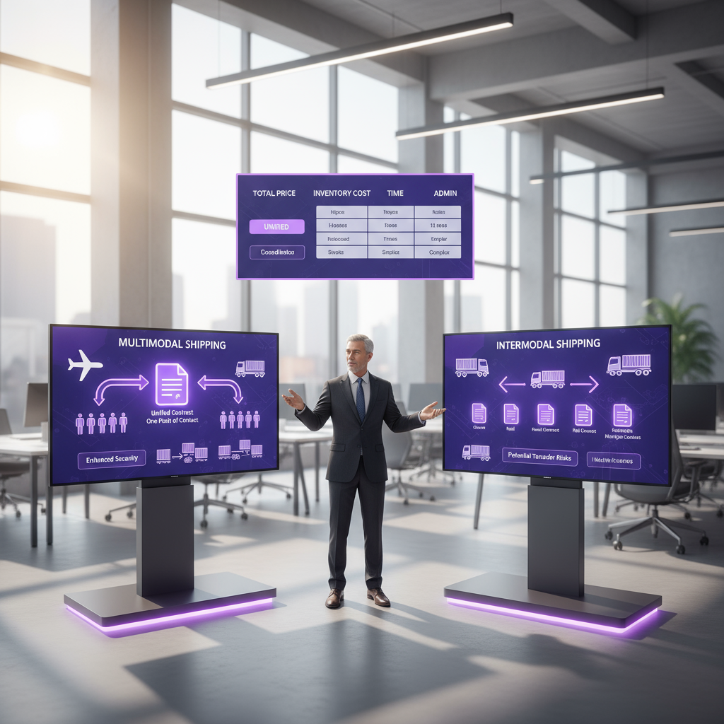 The Difference Between Multimodal and Intermodal Shipping and How to Choose